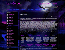 Tablet Screenshot of leahcorbett.com